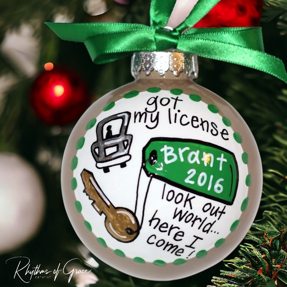 Christmas Ornament: "Driver's License" – Celebrate the New Driver in Your Life - Picture 5 of 10